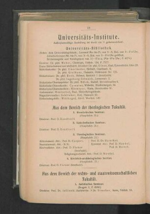 Universitäts-Bibliothek.