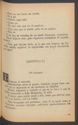 Capítulo LI - Un obsequio