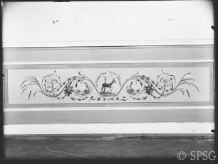 Berlin, Schloss Charlottenburg, Neuer Flügel, Schlafzimmer der Königin Luise, R. 347, Paneelmalerei.