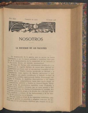 La sociedad de las naciones