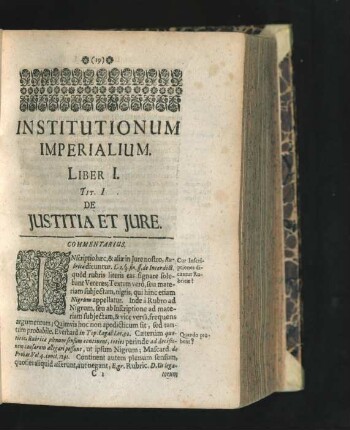 Tit. I. De Iustitia Et Iure.