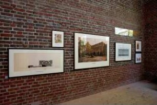 Ausstellung »Architekturbilder. 125 Jahre Architekturmuseum der Technischen Universität Berlin«. 2.7.-15.10.2011, Musterraum der Bauakademie, Berlin: Ausstellungsfoto