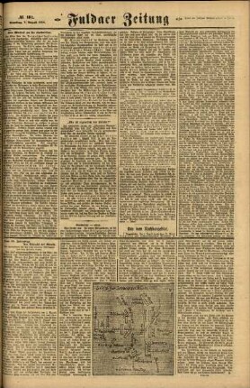 Zweite Ausgabe vom Samstag, den 07. August 1920.