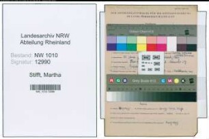 Entnazifizierung Martha Stifft , geb. 30.06.1918 ()