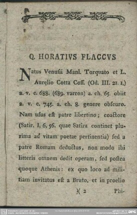 Q. Horatius Faccus