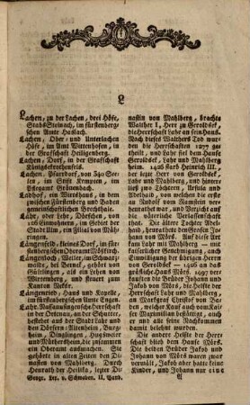 Geographisches statistisch-topographisches Lexikon von Schwaben oder vollständige alphabetische Beschreibung aller im ganzen Schwäbischen Kreis liegenden Städte, Klöster, Schlösser, Dörfer, Flecken, Höfe, Berge, Thäler, Flüsse, Seen, merkwürdiger Gegenden u.s.w. : mit genauer Anzeige von deren Ursprung, ehmal. u. jezigen Besizern, Lage, Regimentsverfassung, Anzahl u. Nahrung d. Einwohner, Manufakturen, Fabriken, Viehstand, merkwürdigen Gebäuden, neuen Anstalten, vornehmsten Merkwürdigkeiten u.s.w., 2. [L - Z]