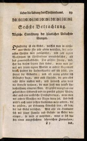 89-102, Sechste Betrachtung.