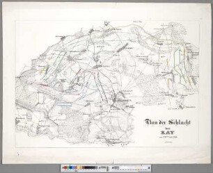 Plan der Schlacht bei Kay am 23ten Juli 1759