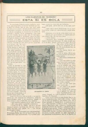 Esta si es bola : Los cuentos de "Sábado"