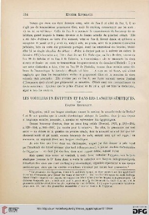 13: Les voyelles en égyptien et dans les langues sémitiques