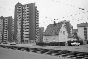 Wohnungsbau der Volkwohnung GmbH im Stadtteil Rintheim