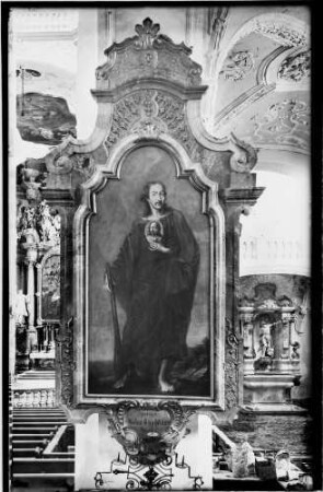 Gerlachsheim Pfarrkirche Gemälde des heiligen Judas Thaddäus (18: Jahrhundert)