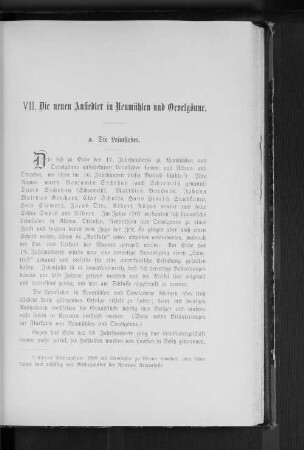 VII. Die neuen Ansiedler in Neumühlen und Oevelgönne.