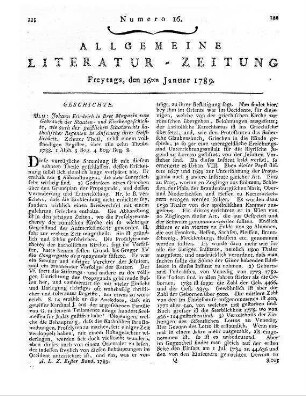 Nova Acta Helvetica physico - mathematico - anatomico - botanico - medica, tabulis aeneis illustrata et in usus publicos exarata. - Basel : Schweighauser Vol. I. - 1787