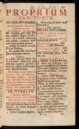 437-608, Proprium sanctorum.-Sabbato post Cineres.