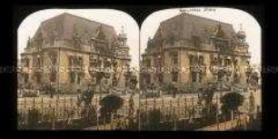 Ausgebrannte Villa des Unternehmers und Zuckerfabrikanten Claus Spreckels Villa, San Francisco