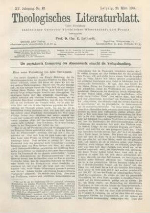 137-140 Eine neue Einleitung ins Alte Testament