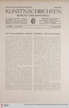No. 13/14 (15. April 1912)