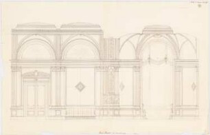 Stadttheater, Magdeburg: Wandabwicklung des Foyers