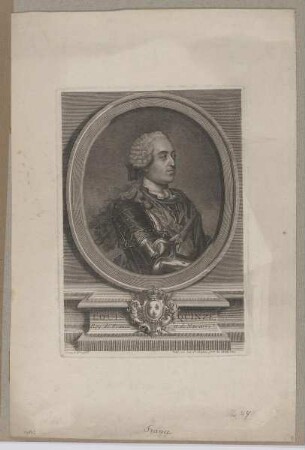 Bildnis des Louis Quinze, Roy de France