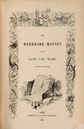 Maatschappij der Vlaemsche Bibliophilen. 3. Ser., 6. 1861