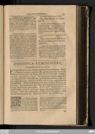Dominica Reminiscere, Evangelium Matth. 15, 21. ad 29.