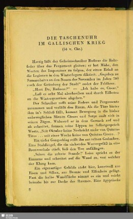 Die Taschenuhr Im Gallischen Krieg (54 v. chr.)
