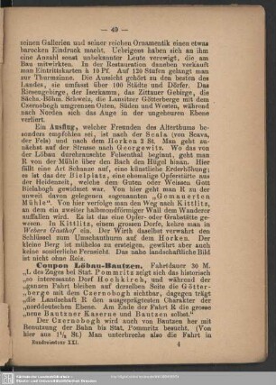 Coupon Löbau-Bautzen