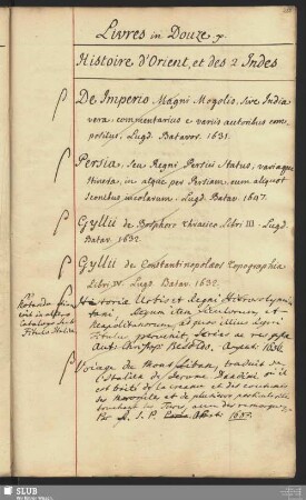 Histoire d'Orient, et des 2 Indes