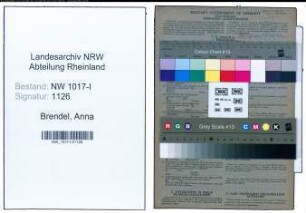 Entnazifizierung Anna Brendel , geb. 20.02.1913 (Verkaeuferin)