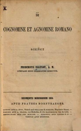 De cognomine et agnomine romano