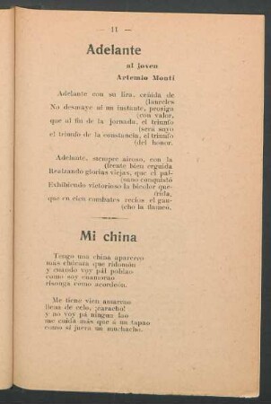 Adelante : Al joven Artemio Monti