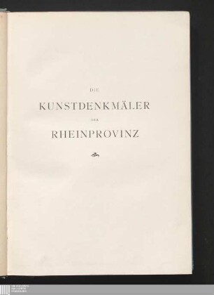 Die Kunstdenkmäler des Kreises Düren