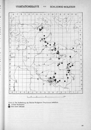 Karte 3: Die Verbreitung des Breiten Wollgrases Eriophorum latifolium