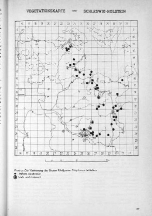 Karte 3: Die Verbreitung des Breiten Wollgrases Eriophorum latifolium