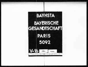 Tonella, Therese, aus Bamberg, in Paris, Paßausstellung