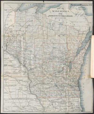 Map of Wisconsin 1881 : published by the State Board of Immigration