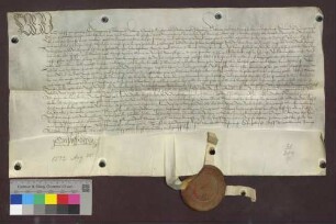 Markgraf Christoph von Baden behält sich das Recht der Wiederlösung des Weinzehnten zu Grenzach vor, welcher in den Besitz des Klosters St. Margarethen in Kleinbasel übergegangen ist.