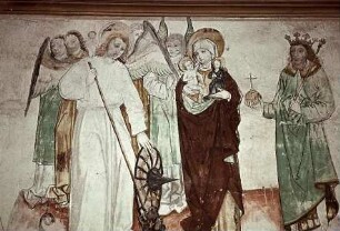 Anna Selbdritt, Erzengel Michael und der heilige Sigismund