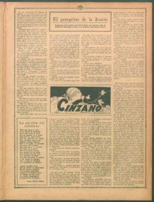 El peregrino de la ilusión : (Fragmento de la novela que, bajo el título que precede, acaba de publicar el distinguido escritor y ex sacerdote, José Pacífico Otero)