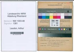 Entnazifizierung Arthur Laudon , geb. 28.05.1885 (Arbeiter)