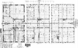 Tamm (Württ): Empfangsgebäude Verwaltungsgebäude Grundrisse 1.+2.OG,DG