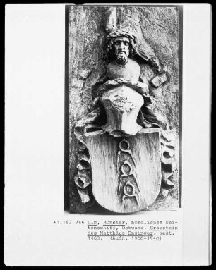Grabstein des Matthäus Ensinger, gest. 1463