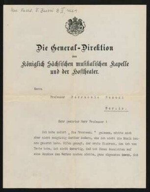 Brief an Ferruccio Busoni : 10.08.1909