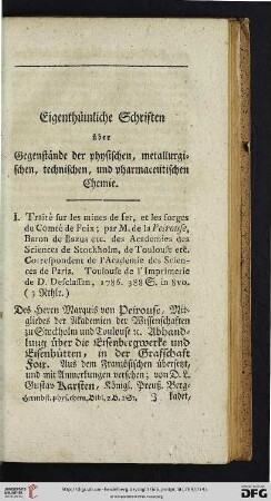 Eigenthümliche Schriften