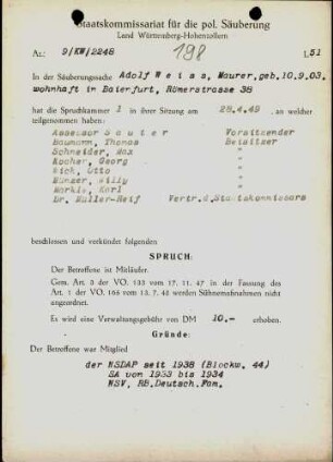 Weiss, Adolf