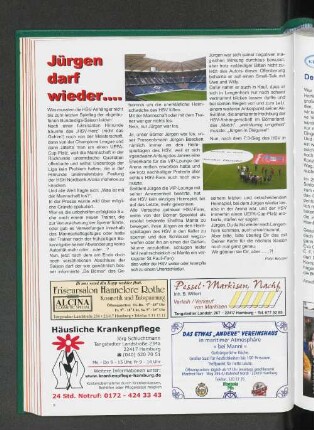 Jürgen darf wieder...