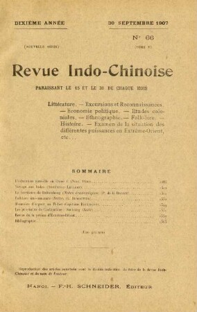 30 Septembre 1907. No 66