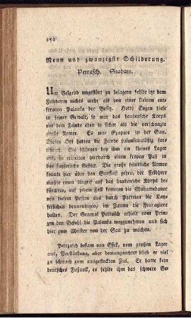 Neun und zwanzigste Schilderung.