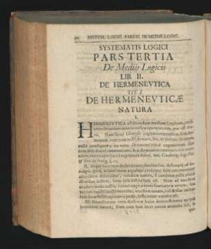 Lib. II. De Hermeneutica.